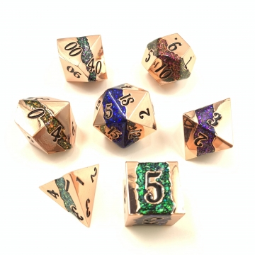 16mm Infinity Dwarven Metal® Copper w/7 colors 7 pc set